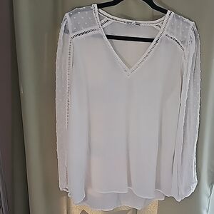 White Blouse Top